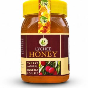 Lychee Honey | Pure & Natural Honey | Premium Monofloral Honey | Rich Floral Aroma | No Artificial Colours or Flavours