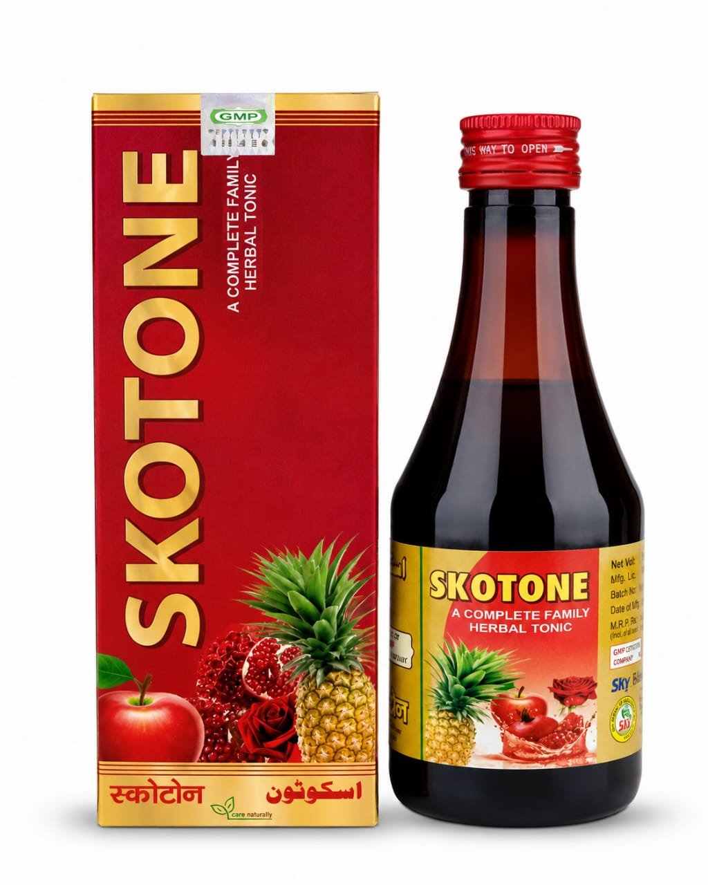 Skotone Syrup | Premium Unani Herbal Family Tonic | Energy, Strength & Daily Wellness Support